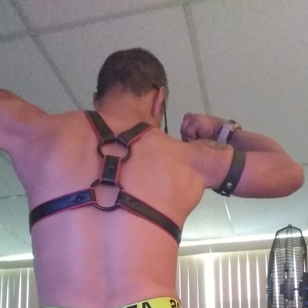 Genuine Leather Men's Harness - Picture 4 of 8